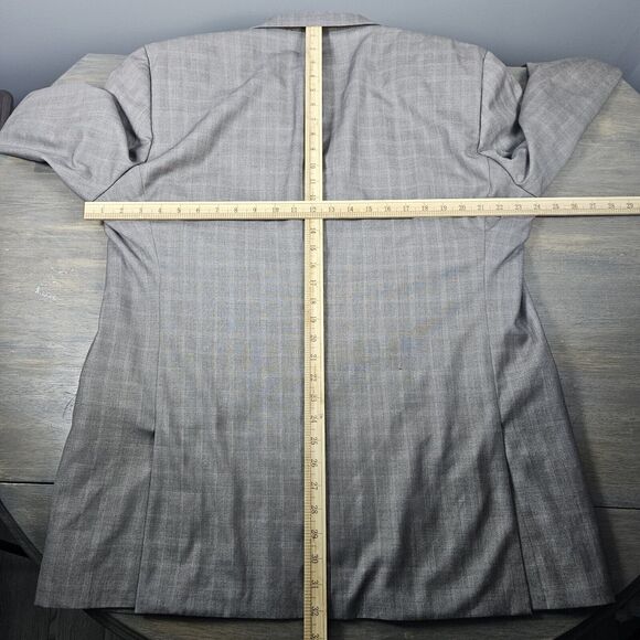 Earvin "Magic" Johnson Gray 3 Button Suit Jacket Men's Size 44R Blazer - Picture 3 of 8